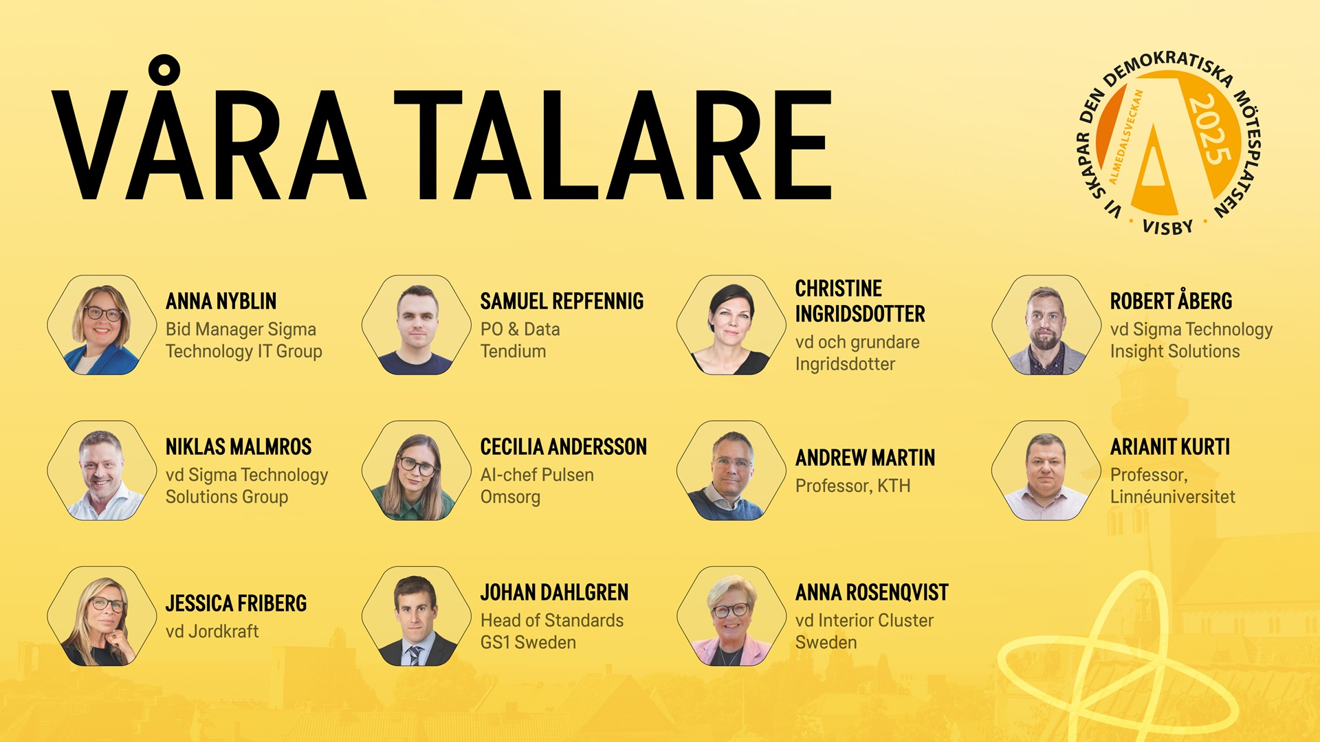 Talare Almedalen